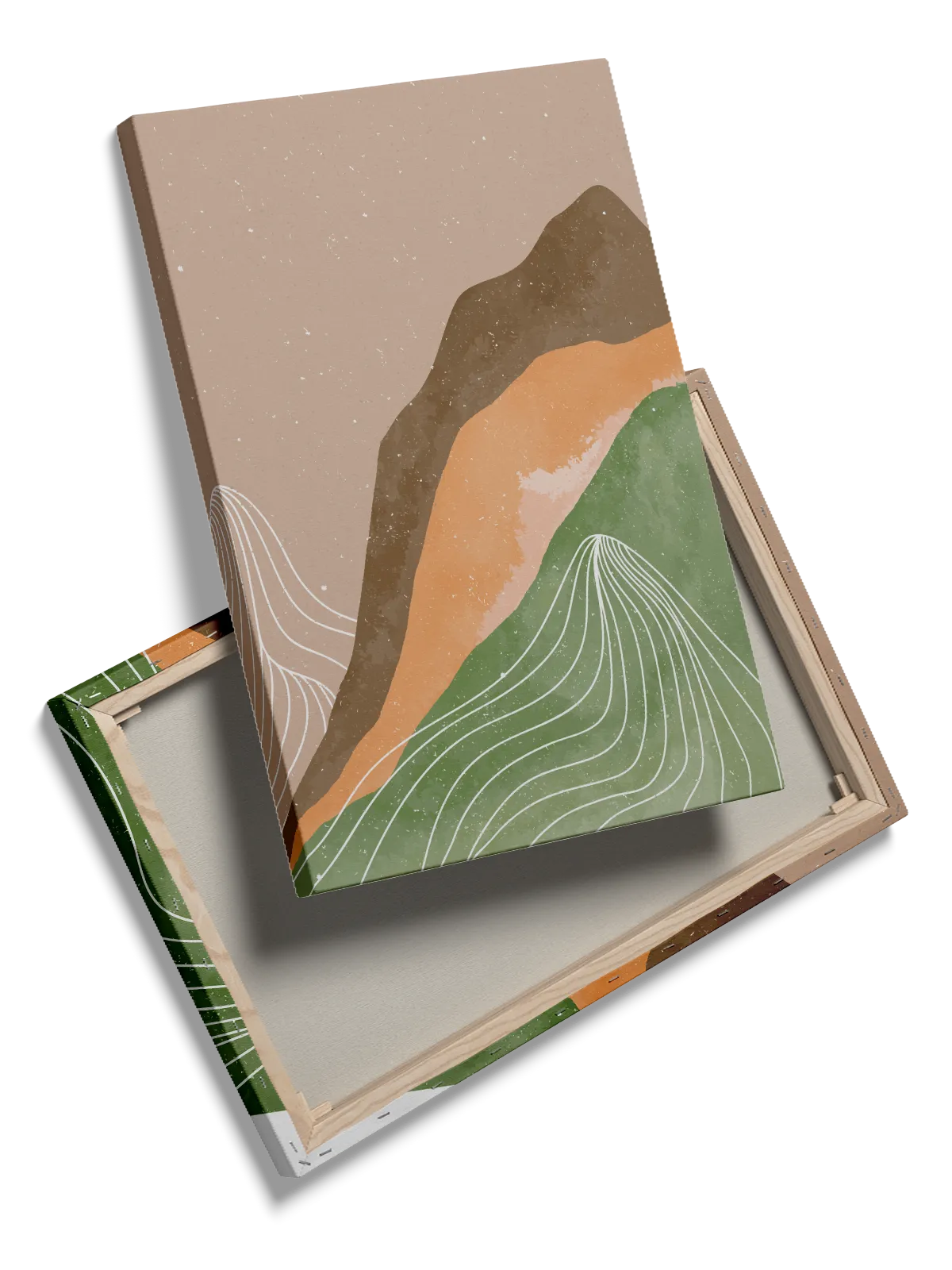 Flowing Earth Layers Plakat