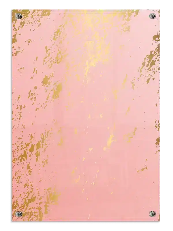 Rose Gold Veins Plakat