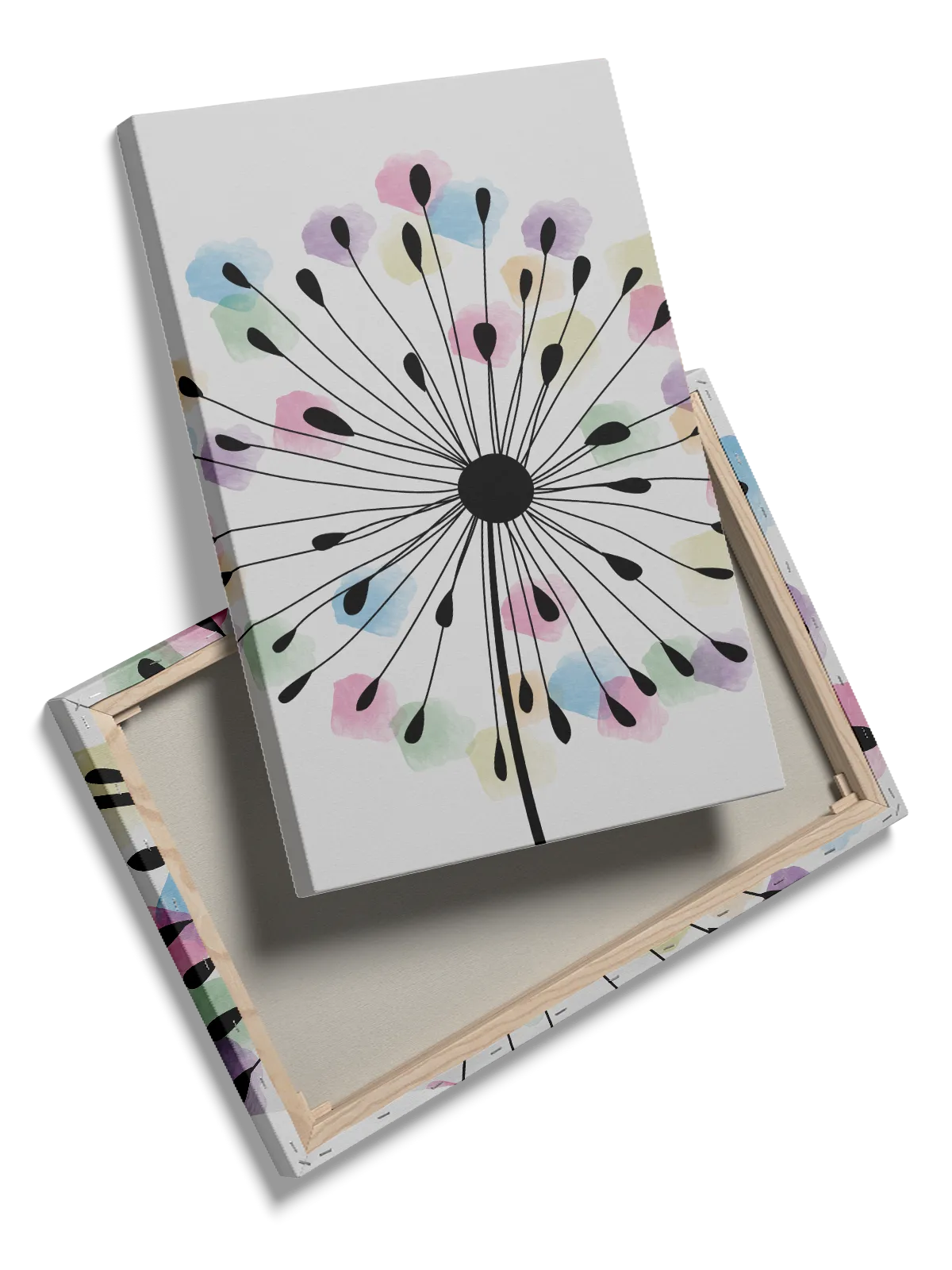Watercolor Dandelion Bloom Plakat