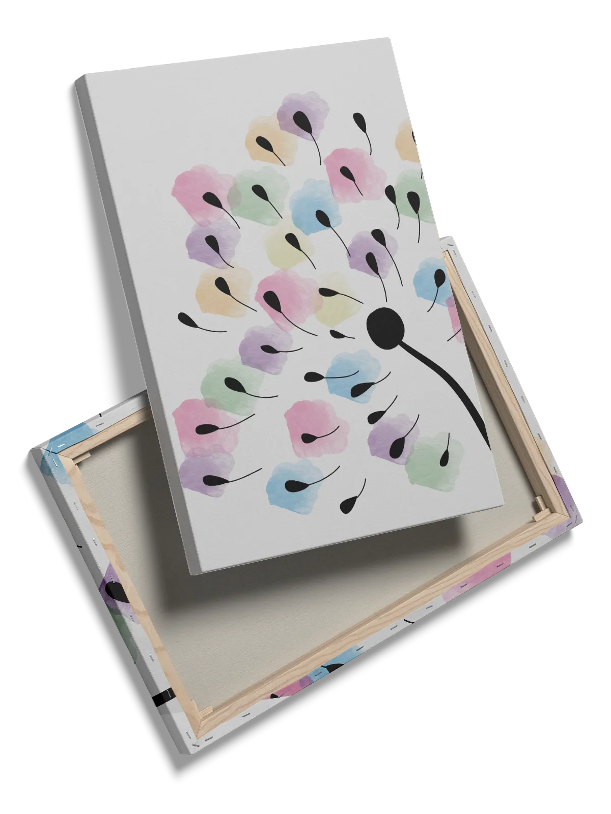 Pastel Bloom Cluster Plakat