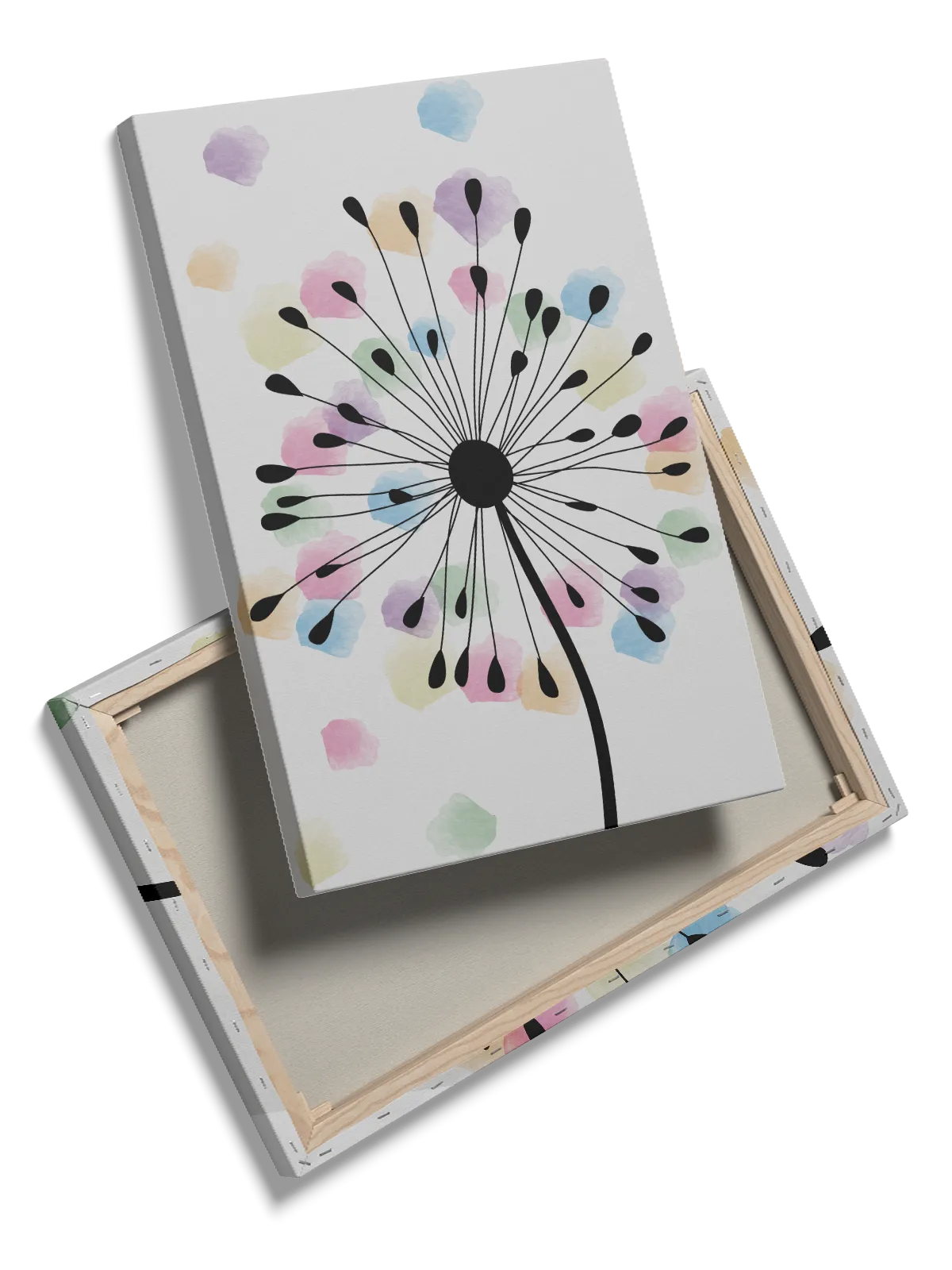 Colorful Dandelion Bloom Plakat
