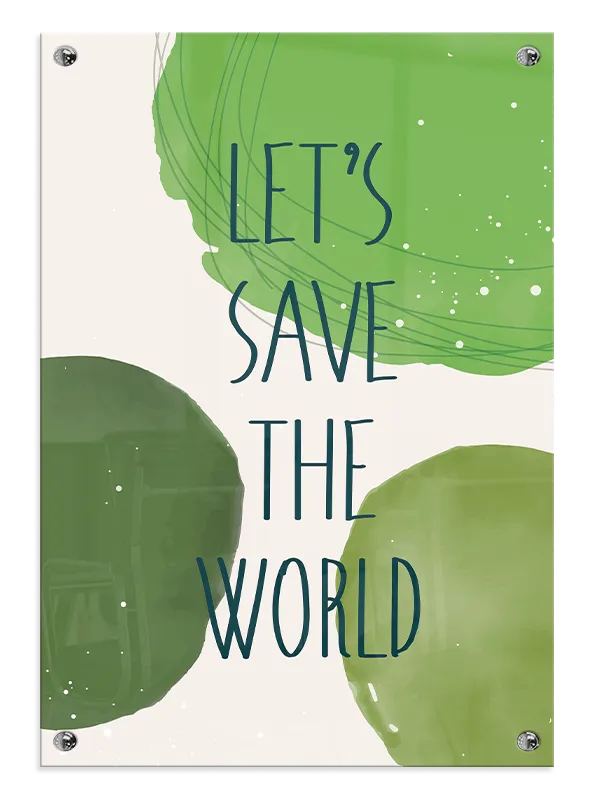 Save The World Plakat