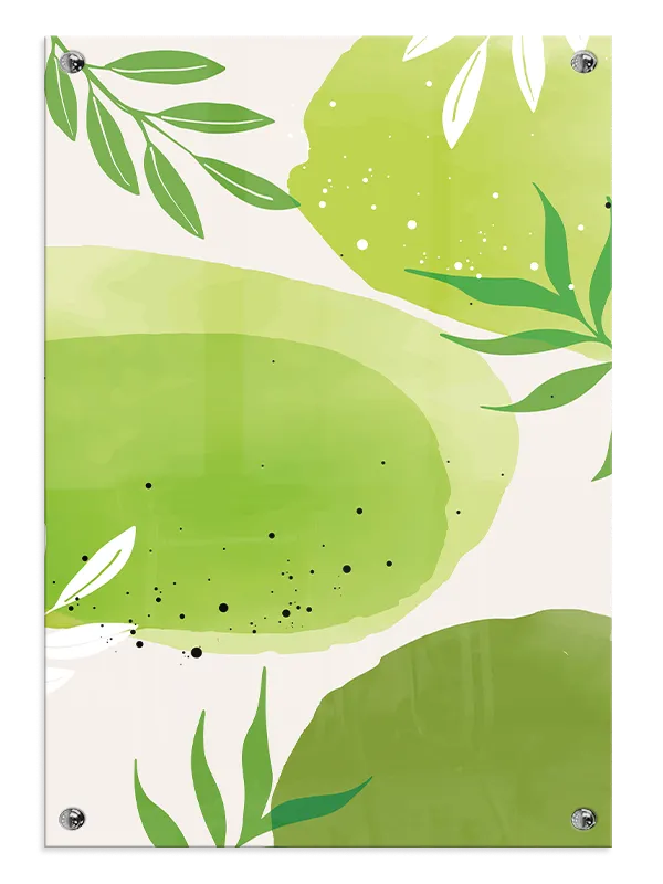 Lush Green Layers Plakat