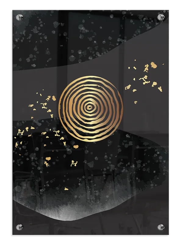 Golden Spiral Orbit Plakat