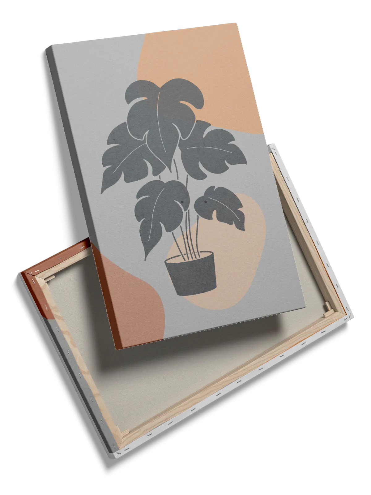 Midnight Monstera Silhouette Plakat