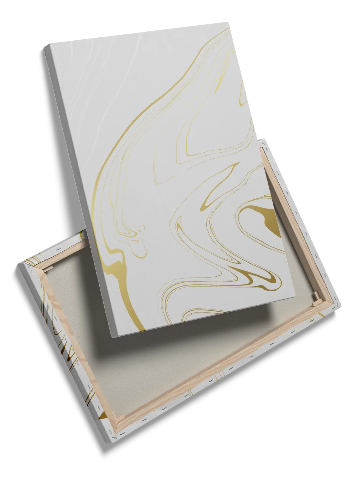 Golden Marble Veins Plakat