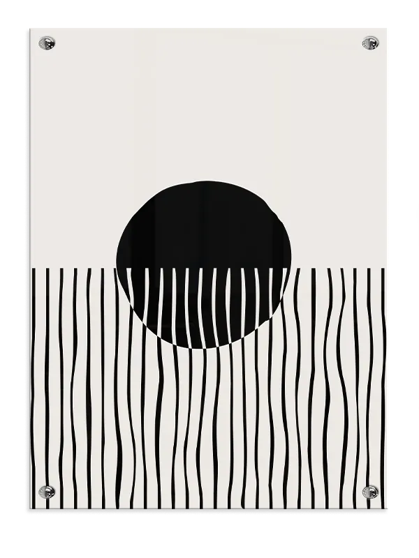 Wavy Veins Sphere Plakat