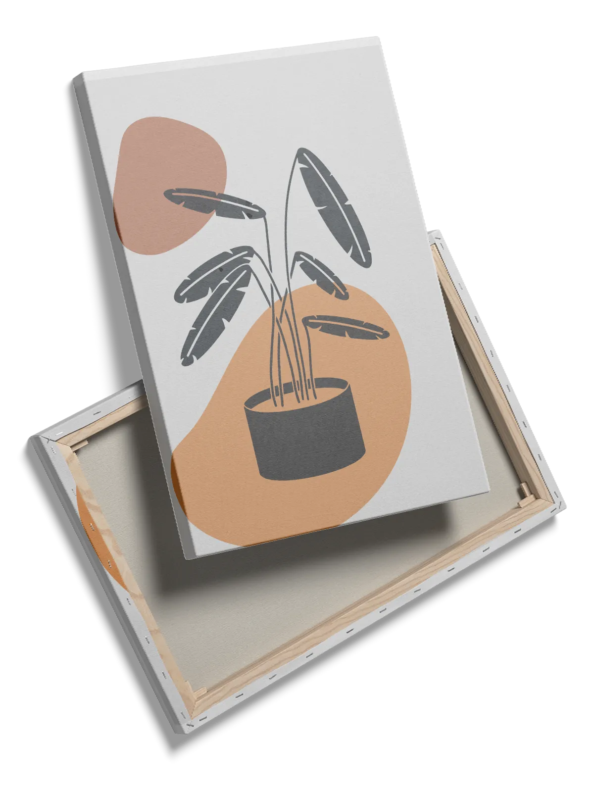 Dark Leaves Silhouette Plakat