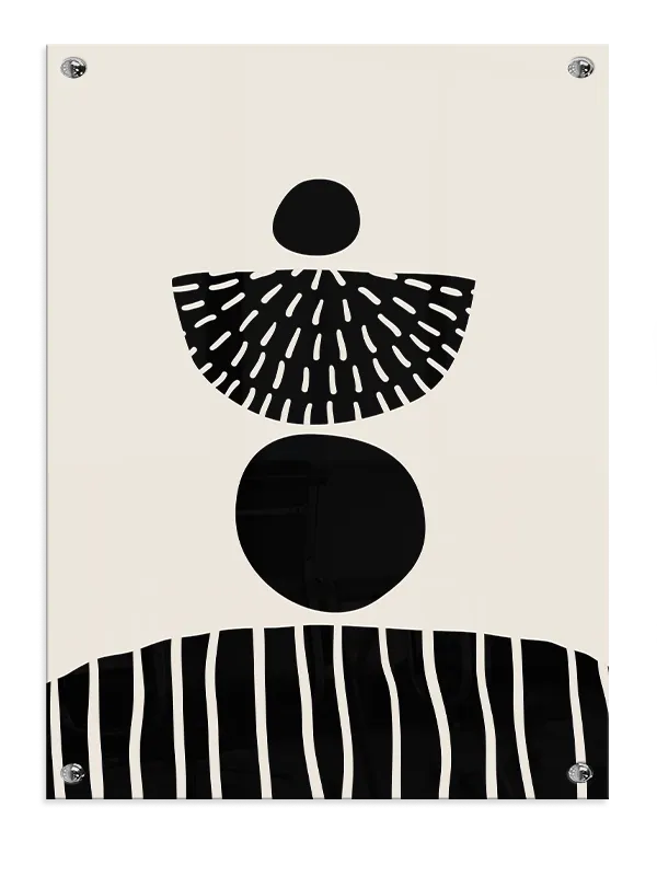 Balancing Shapes Harmony Plakat
