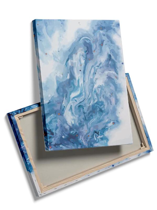Blue Veins Flow Plakat