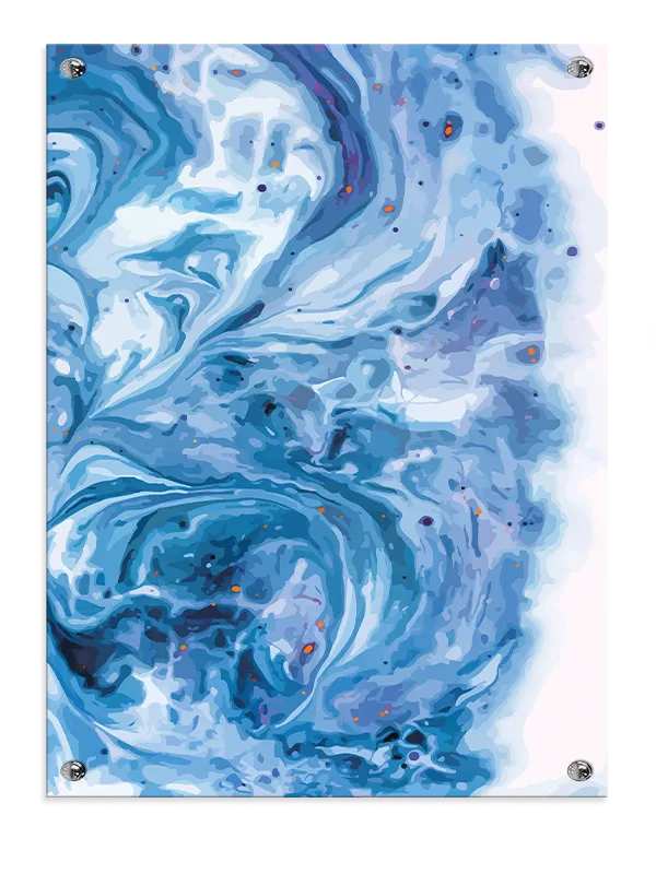 Cerulean Fluid Veins Plakat