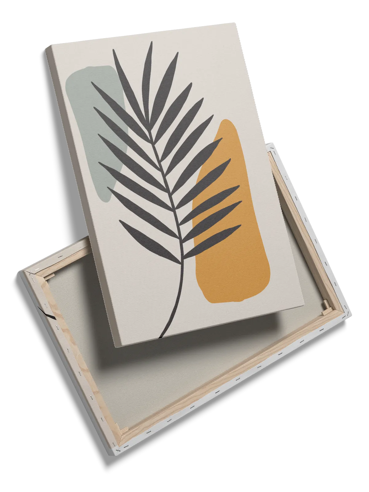 Silhouette Palm Leaf Plakat