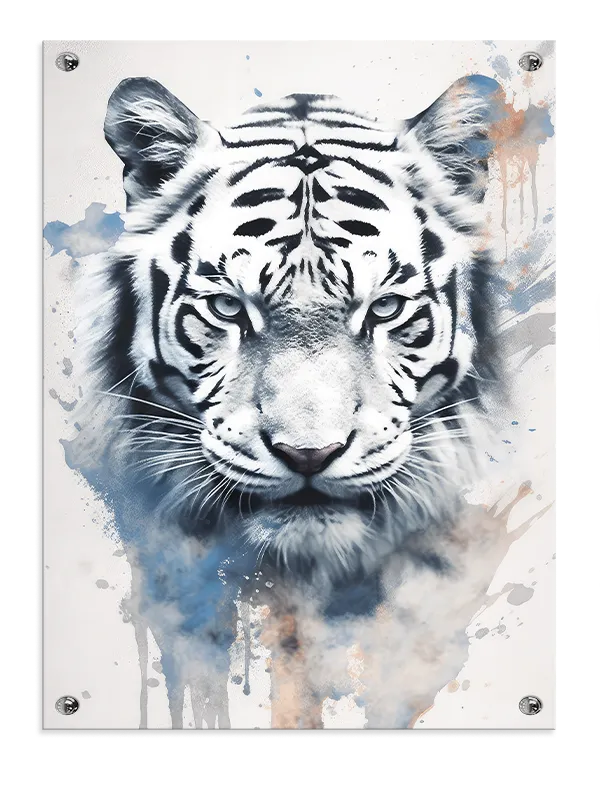 Frosted Tiger Gaze Plakat