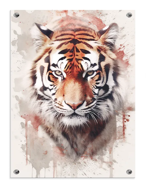 Fierce Tiger Gaze Plakat