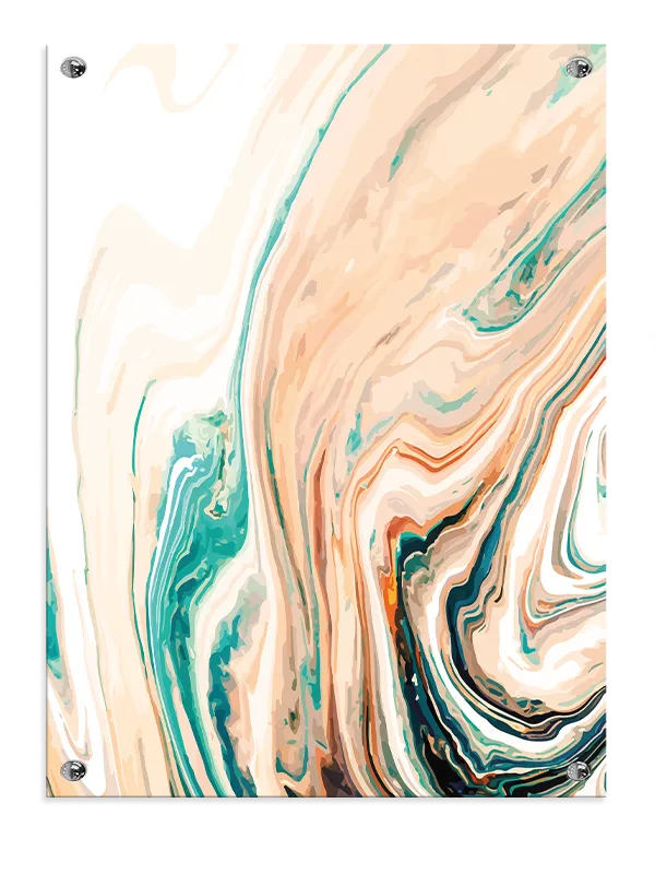 Marble Veins Flow Plakat