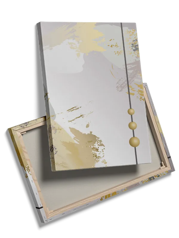 Golden Sphere Flow Plakat