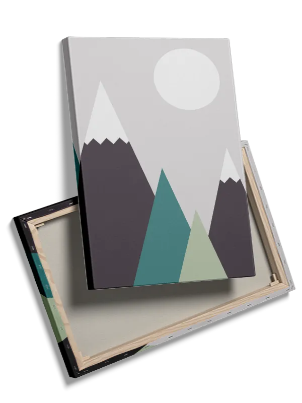 Mountain Peak Layers Plakat