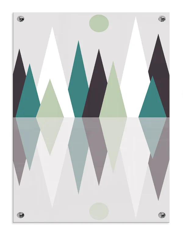 Pine Peak Reflection Plakat