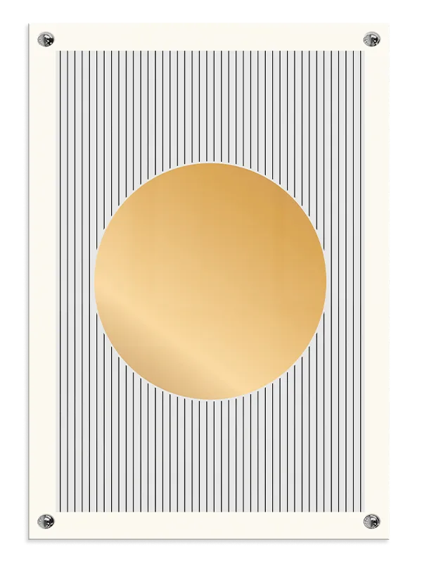 Golden Orb Lines Plakat