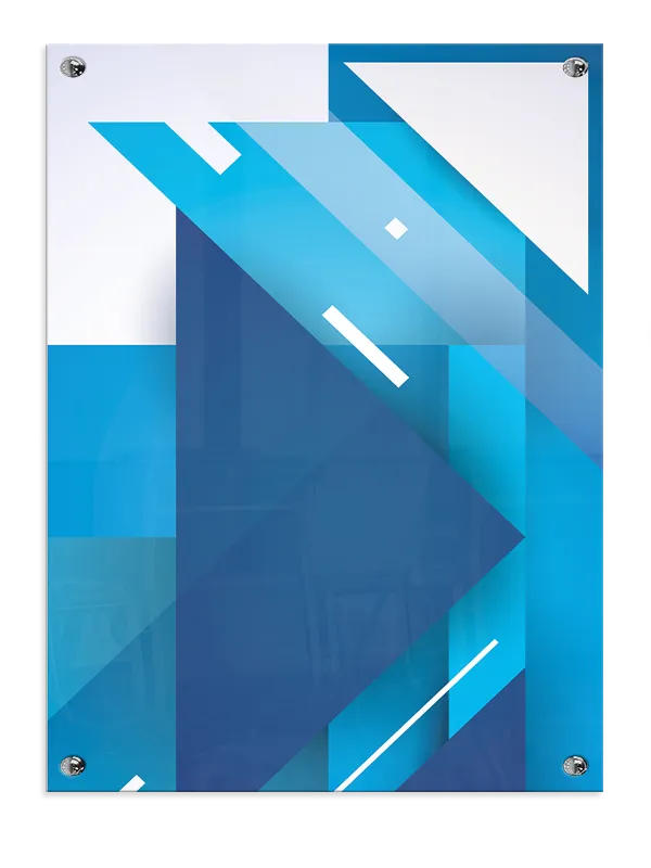 Azure Prism Layers Plakat