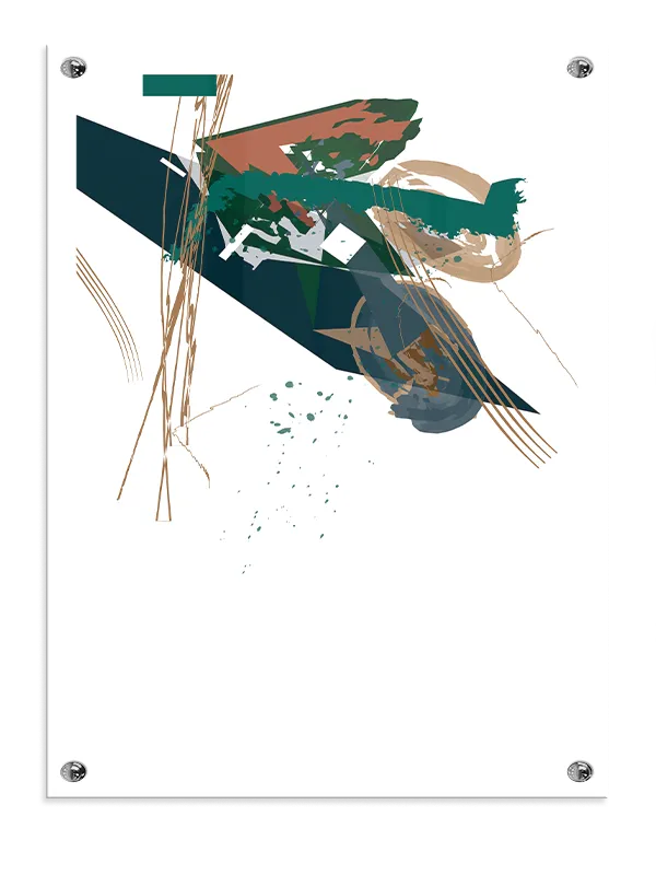 Emerald Flux Composition Plakat
