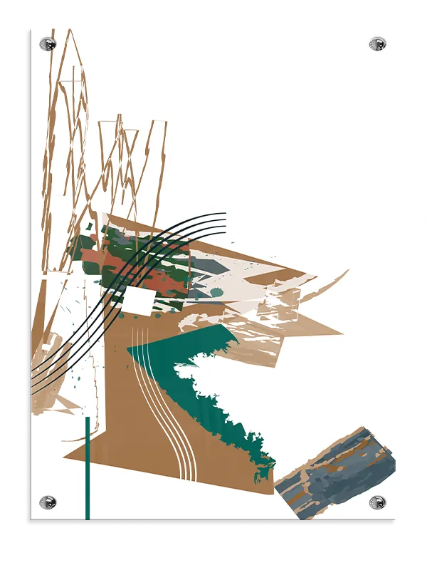 Earth Veins Composition Plakat