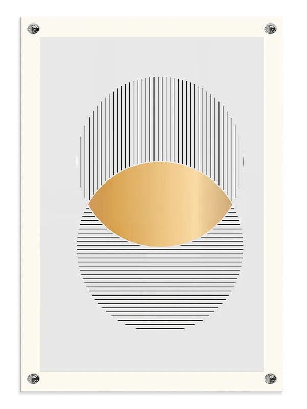 Golden Ellipse Harmony Plakat