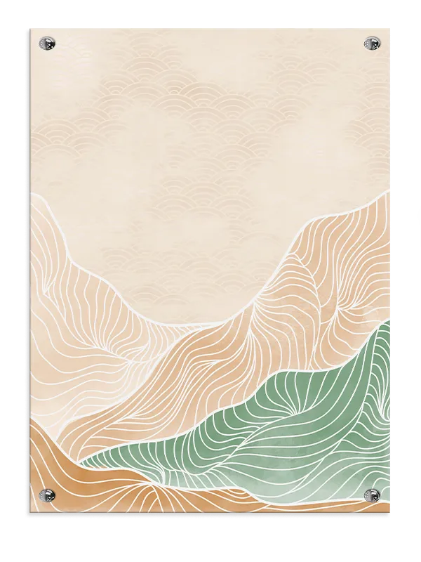 Contour Valley Harmony Plakat