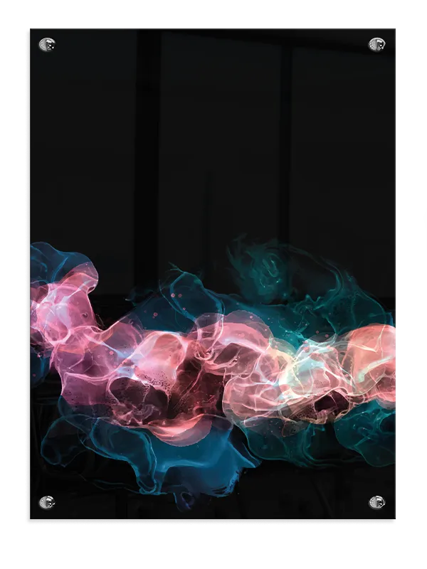 Luminous Veil Layers Plakat