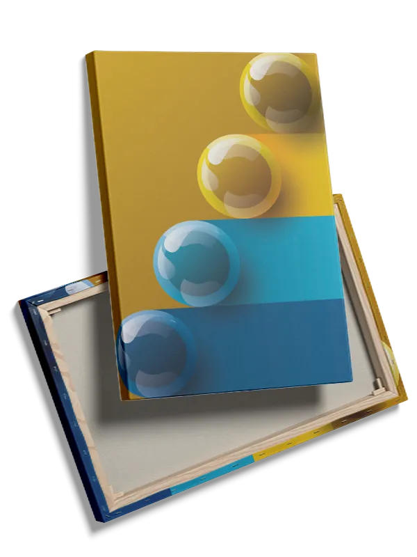Orbital Gradient Spheres Plakat
