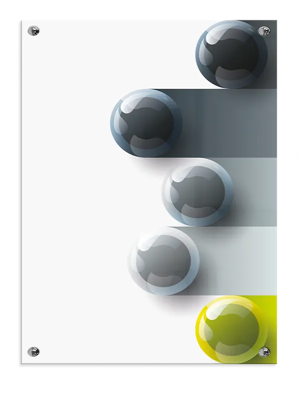 Gradient Sphere Alignment Plakat