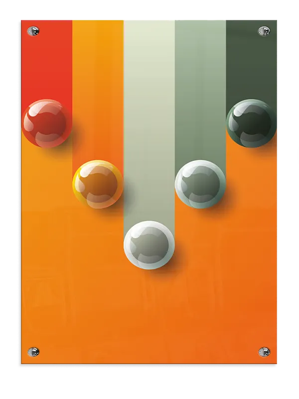 Reflective Sphere Alignment Plakat