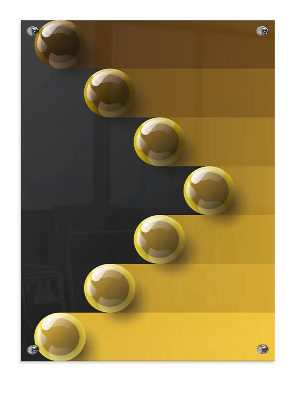 Gradient Orb Steps Plakat