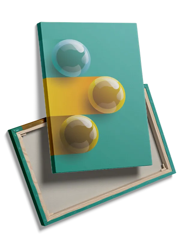 Floating Sphere Layers Plakat