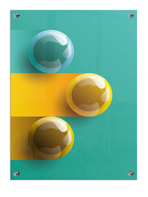Floating Sphere Layers Plakat