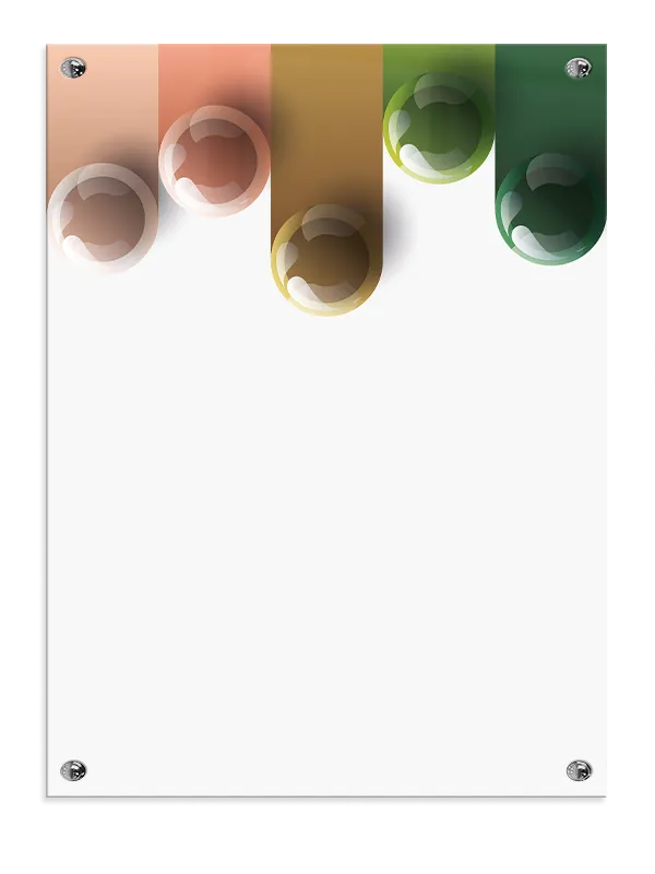 Glossy Orb Layers Plakat
