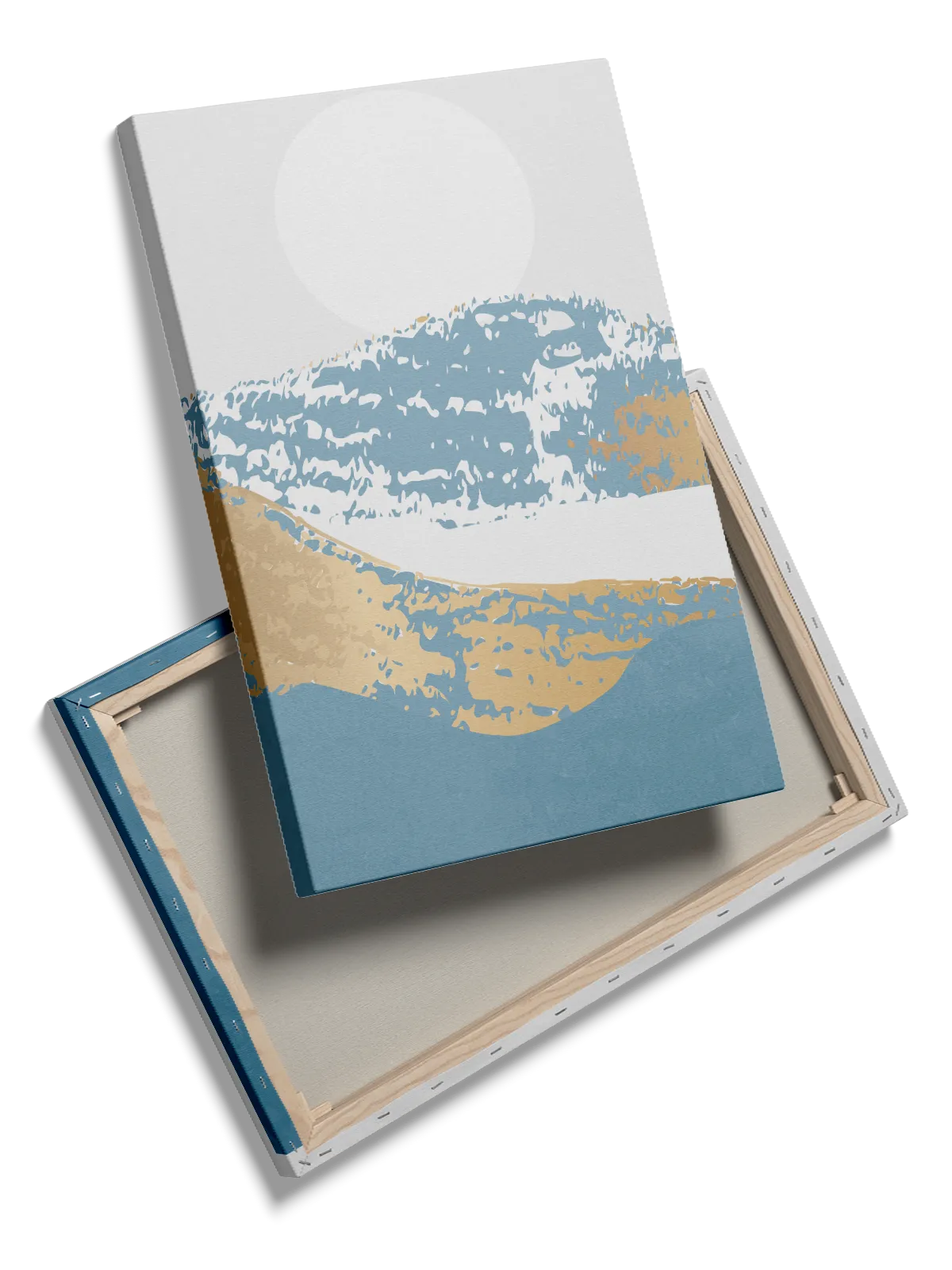 Blue Gold Horizon Plakat