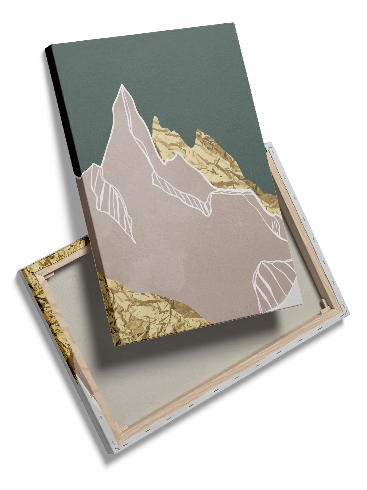 Golden Mountain Layers Plakat
