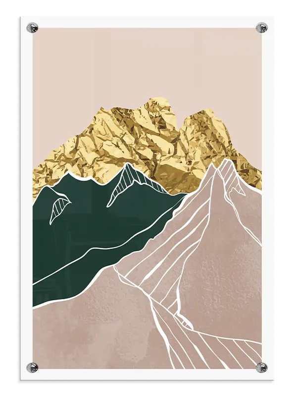 Golden Ridge Layers Plakat