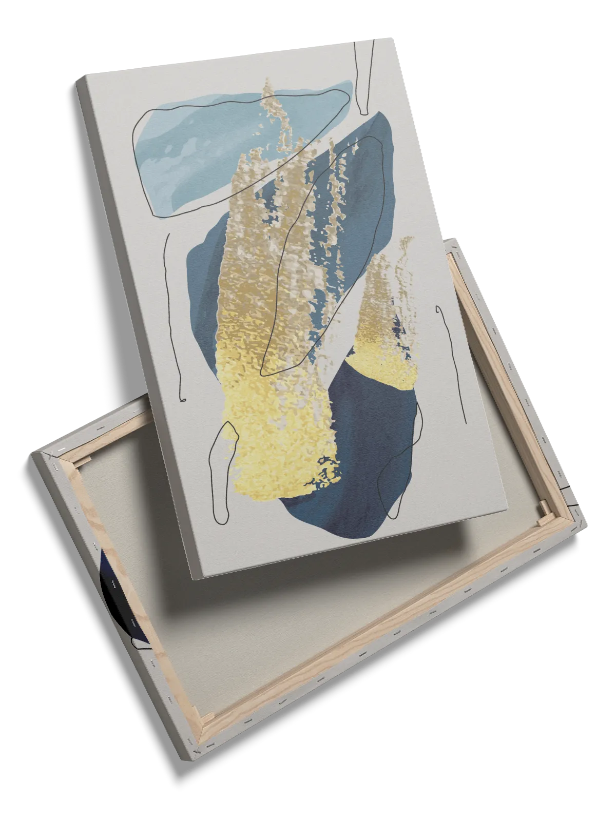 Golden Veins Composition Plakat