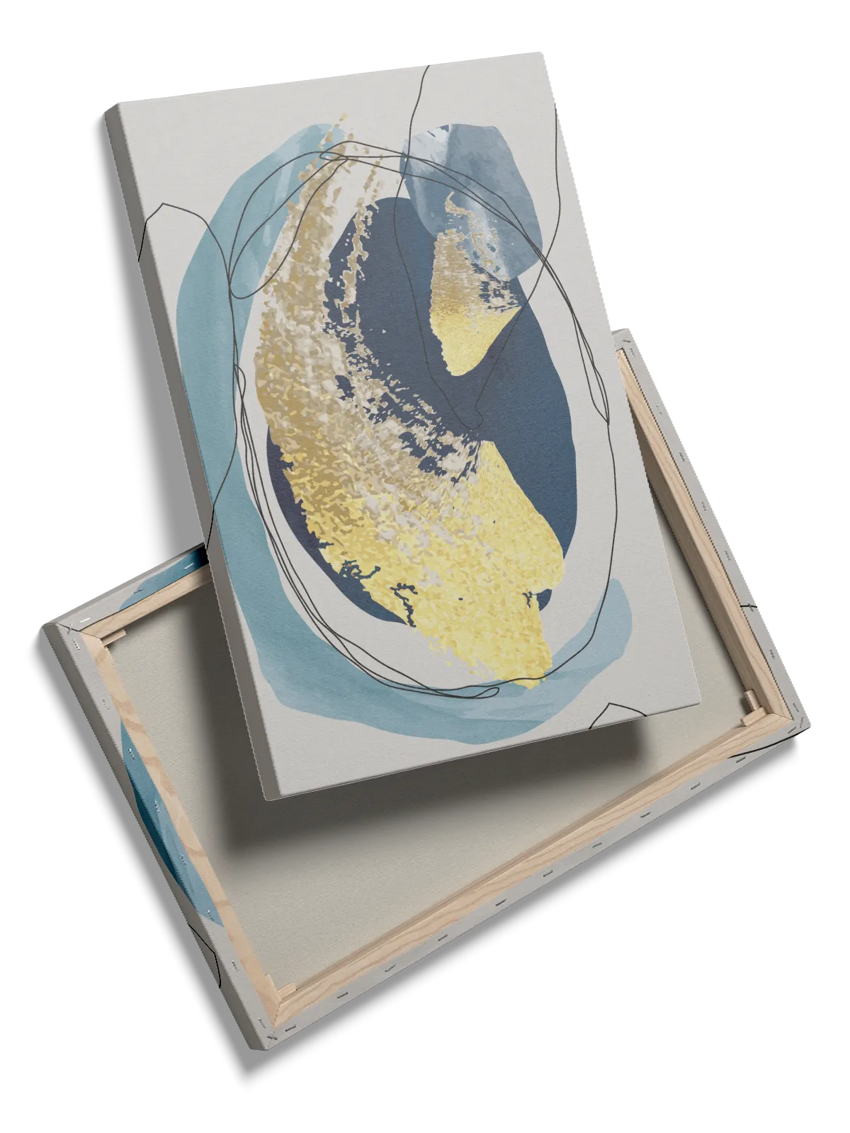 Golden Veins Orbit Plakat