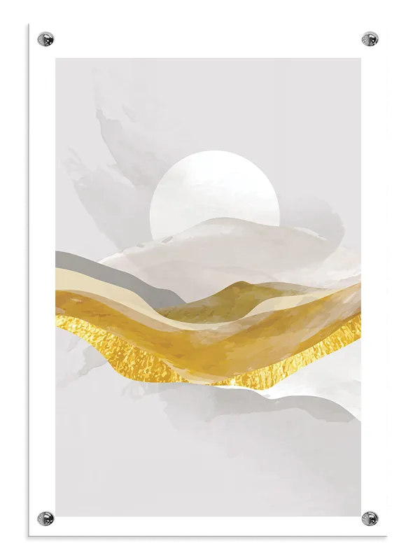 Golden Mountain Sunrise Plakat