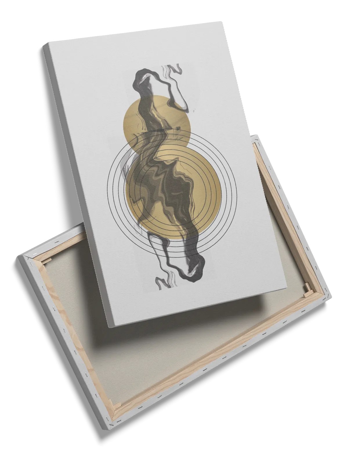 Golden Ripple Orbit Plakat