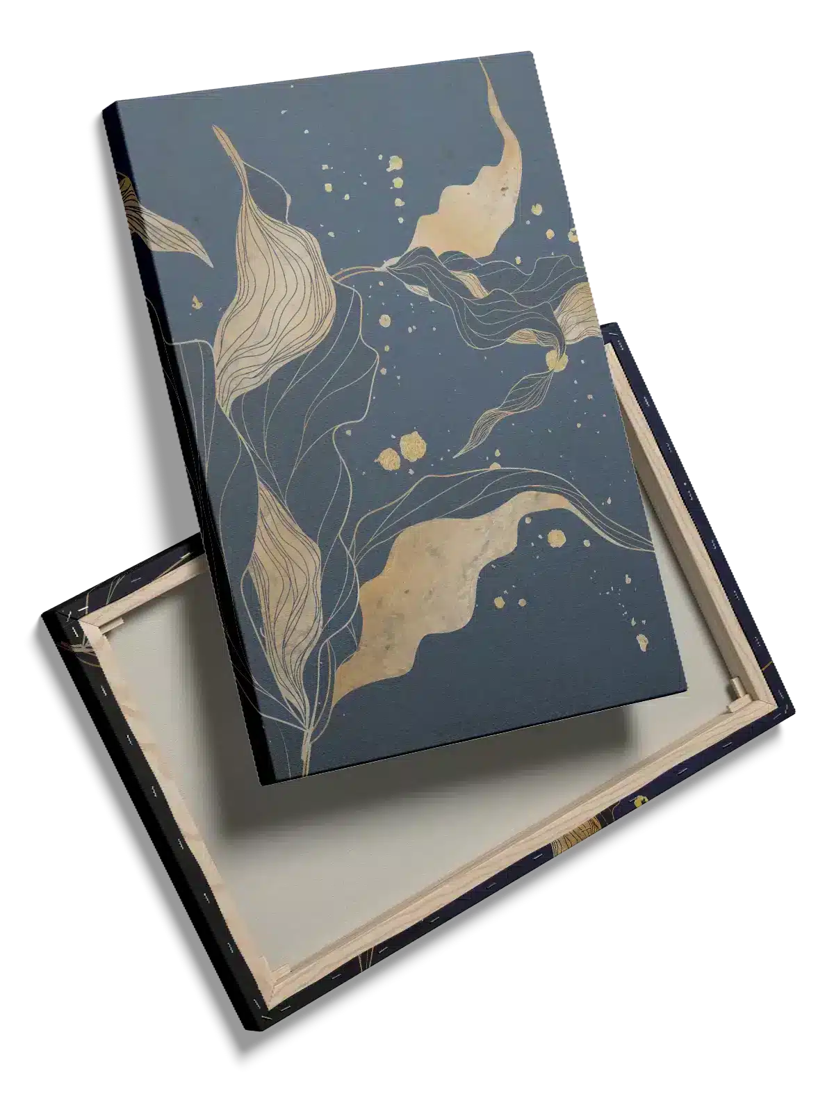 Golden Leaves Flow Plakat