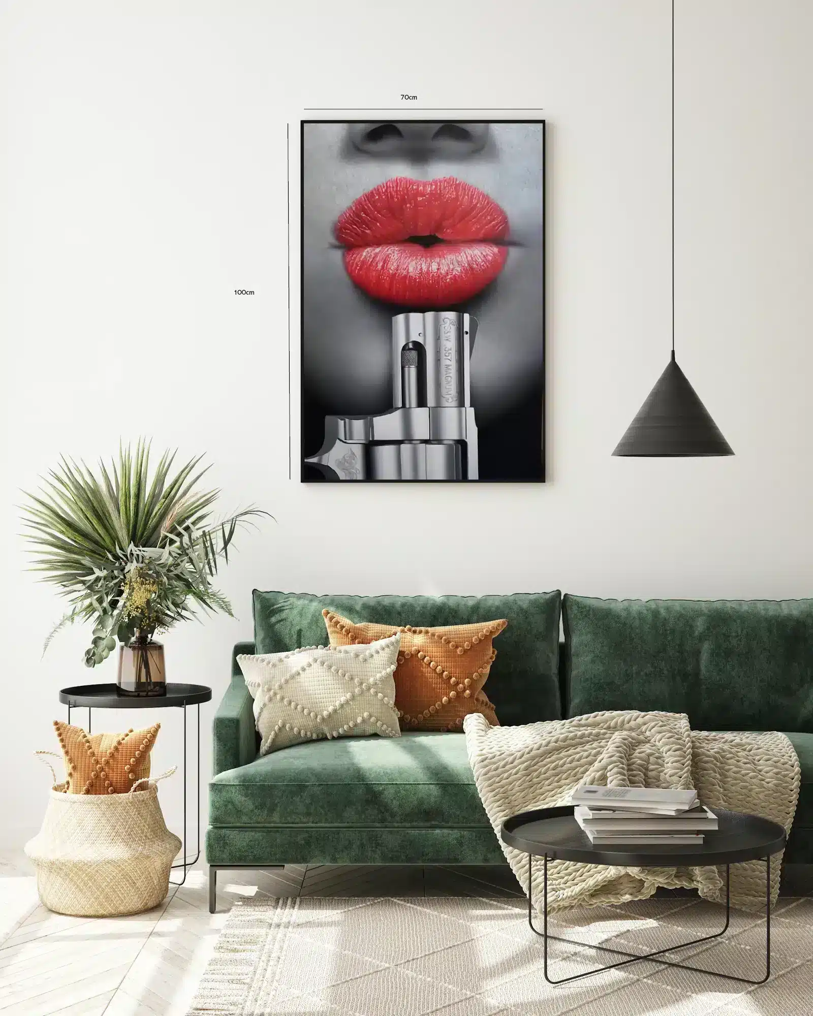 Rød Læber Edition LIPS32 Plakat