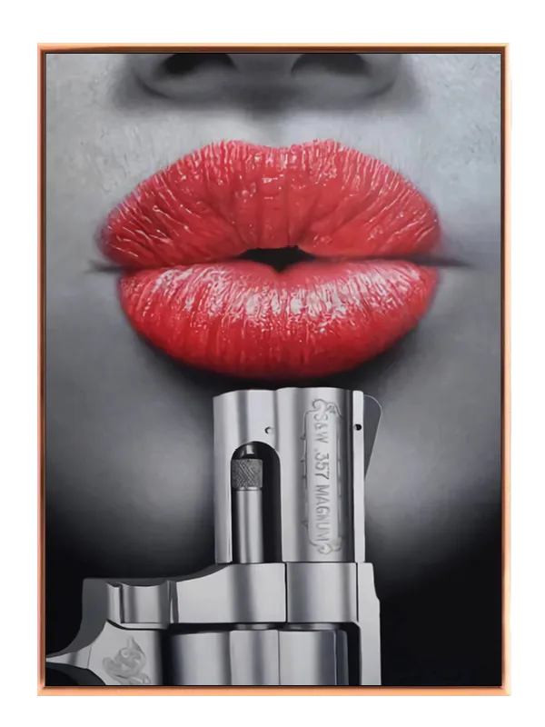 Rød Læber Edition LIPS32 Plakat