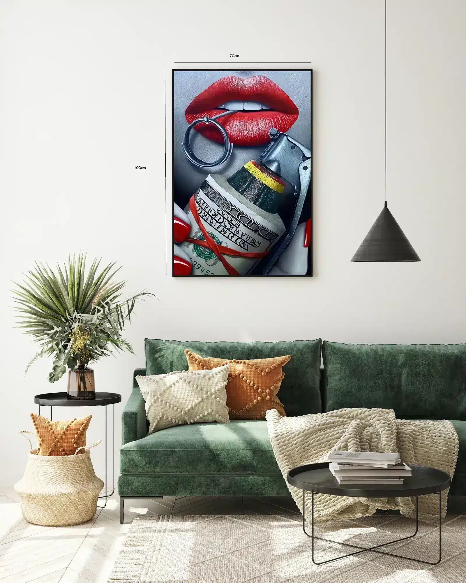 Elektrisk Læber Edition LIPS33 Plakat