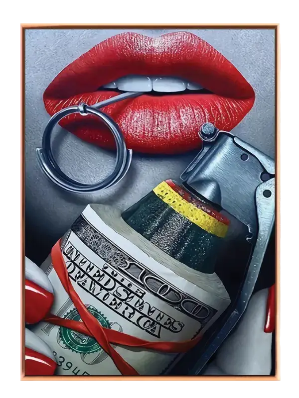 Elektrisk Læber Edition LIPS33 Plakat
