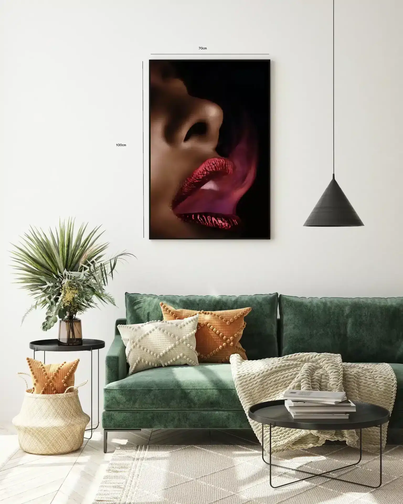 Sort Læber Edition LIPS39 Plakat