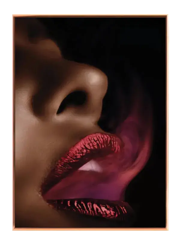 Sort Læber Edition LIPS39 Plakat